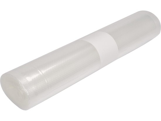 FOIL, MANICOTTO TAMPATO PER CONFEZIONAMENTO SOTTOVUOTO IN ROTOLO 25X600 CM.