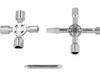 KEY CROSS WRENCH 10 IN 1