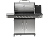 ZUSHI 6+1 GÁZGRILL ROZSDAMENTES ACÉL 20,2 KW