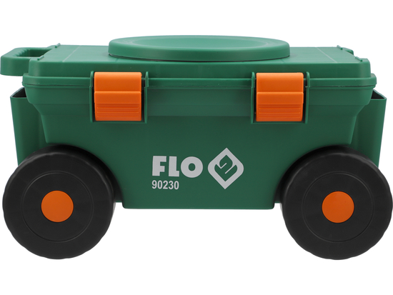 GARDEN CART WITH 360° SEAT AND STORAGE