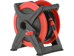 FREE STANDING AND WALL MOUNTED HOSE REEL SET 30M