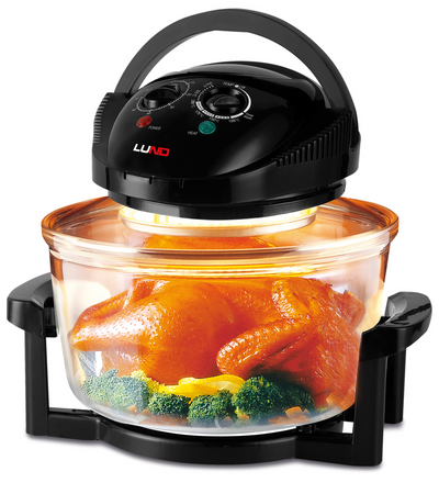 HALOGEN OVEN 1400W BLACK