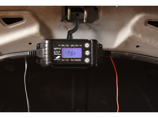 RADDRIZZATORE ELETTRONICO CON DISPLAY 6-12V 1/4A