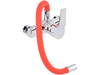 FREGADERO DE PARED FATTER CON CAÑO FLEXIBLE ROJO