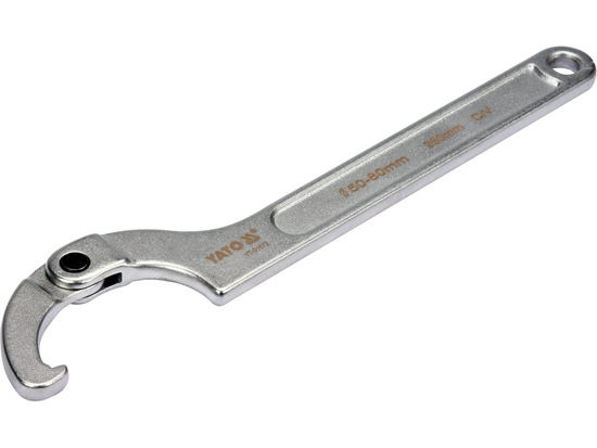 LLAVE DE GANCHO CON PUNTA ARTICULADA 50-80 MM