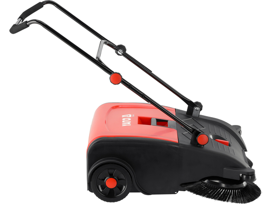 ZAMIATARKA RĘCZNA SZEROKOŚĆ 75CM, KOSZ 50L