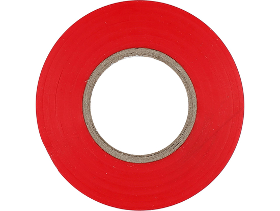 NASTRO ISOLANTE ELETTRICO 15MMX20MX0.13MM, ROSSO