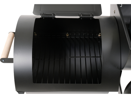 CHARCOAL GRILL WITH SMOKER XXL GRATE 64*37CM