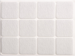 PODKLADKI FILCOWE 28X28 MM BIALE