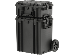 CAJA CON RUEDAS + MALETA