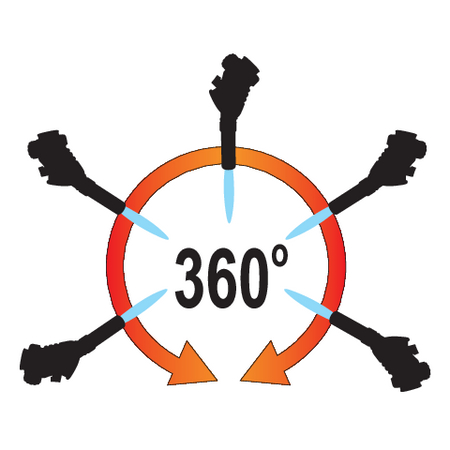 ГАЗОВА ГОРЕЛКА ЗА ЗАПОЯВАНЕ 360 С ПИЕЗО