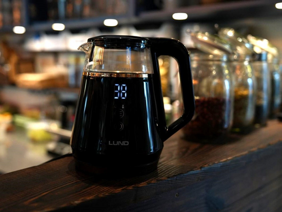 ELEKTRICKÁ VARNÁ KONVICA 1L, NASTAVENIE TEPLOTY, ČAS