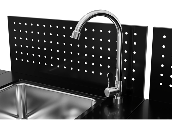 MOBILE MODULARE CON LAVELLO PER GRILL A GAS.