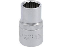 BI-HEXAGONAL SOCKET 1/2'' 13 MM