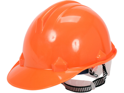 SAFETY HELMET ORANGE HDPE