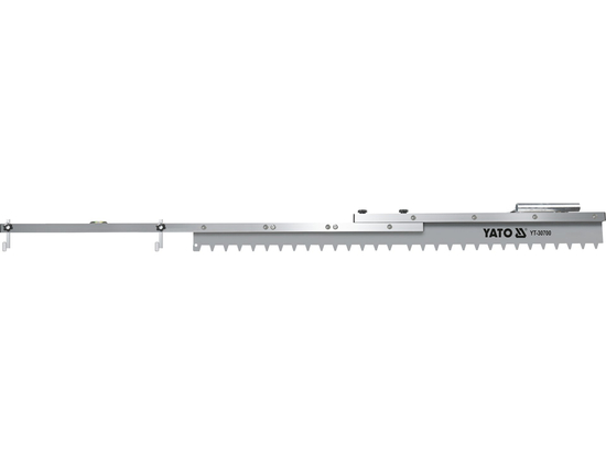 TOOTHED COMB FOR MORTAR DISTRIBUTION WITH VARIABLE LENGTH
