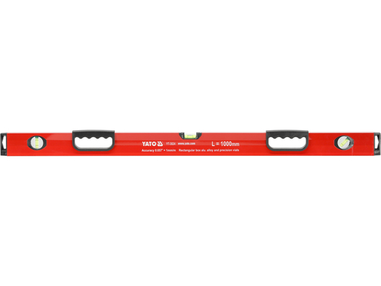  ALUMINIUM LEVEL, 2 HOLDERS 1000 MM