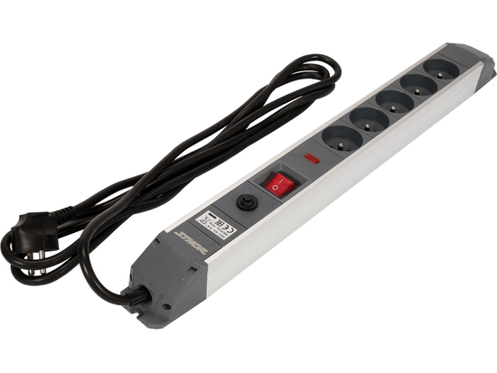 SURGE PROTECTOR POWER STRIP WITH GROUND 5S 3M ALUMINIUM