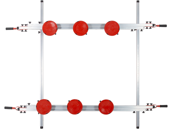 PLATE CARRIES WITH 6 SUCTION CUPS / Ø 200MM