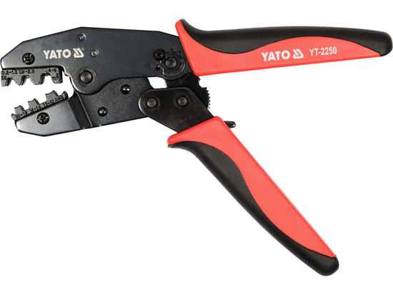 RATCHET CRIMPING PLIERS 220 MM