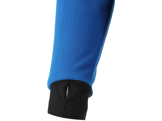 POLAR CON CAPUCHA TALLA SARNA AZUL. S