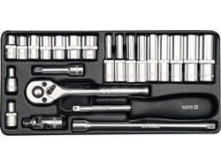 JEU D'OUTILS 1/4'', 23 PIÈCES.