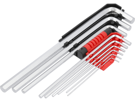 CHAVES ALLEN HEX, LONGAS 1,5-10, CONJUNTO DE 9 UNIDADES.