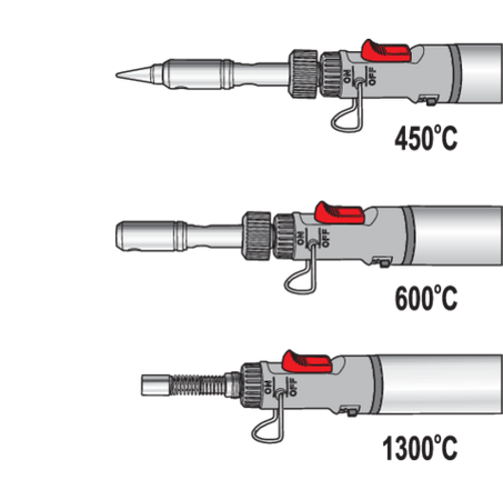 3IN1 SLODERING IRON / TORCH / HOT BLOWER SET