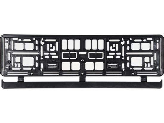 PLASTIC FRAME FOR LICENSE PLATE, BLACK