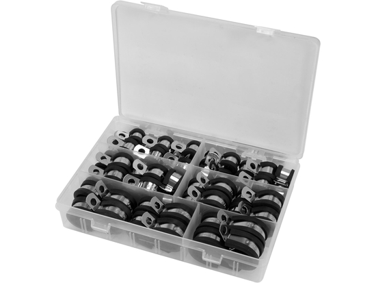 STAINLESS STEEL 304 R TYPE HOSE CLAMP SET 52PCS