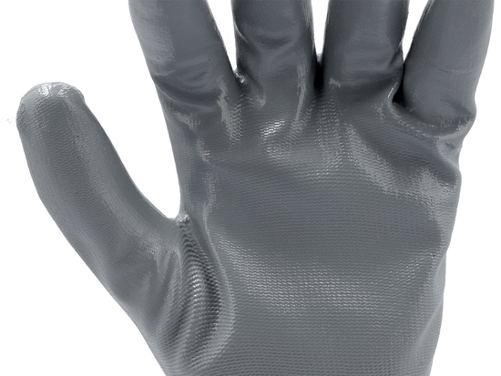 GUANTI PROTETTIVI IN NYLON RIVESTITI IN NITRILE ANTIOLIO TAGLIA 9