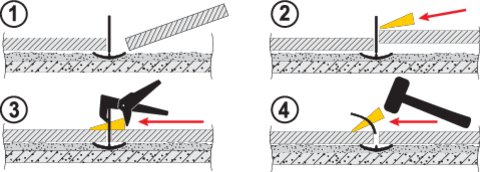 CLIPS POUR SYSTÈME DE NIVELLEMENT DE CARREAUX 1,5MM 900PCS