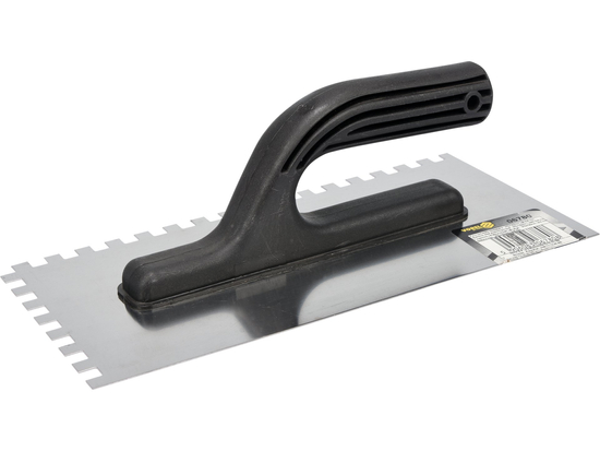 FRATTONE INOX PER INTONACO INOX 270 X 125 MM DENTI 8 X 8 MM