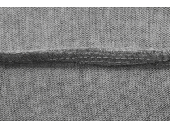 POLO DOUX, GRIS MÉLANGE, TAILLE. M