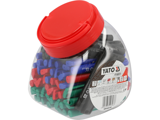 MINI MARCADORES TÉCNICOS PACOTE 72 UNIDADES