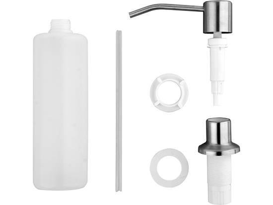 DOSATORE LIQUIDO LAVASTOVIGLIE, ACCIAIO SATINATO