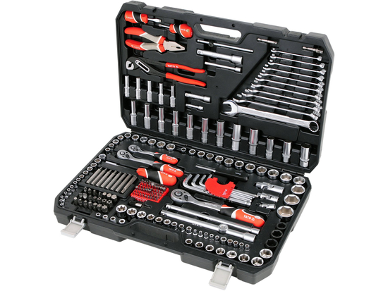 JEU D'OUTILS 1/4'', 3/8'', 1/2'', 225 PIÈCES.