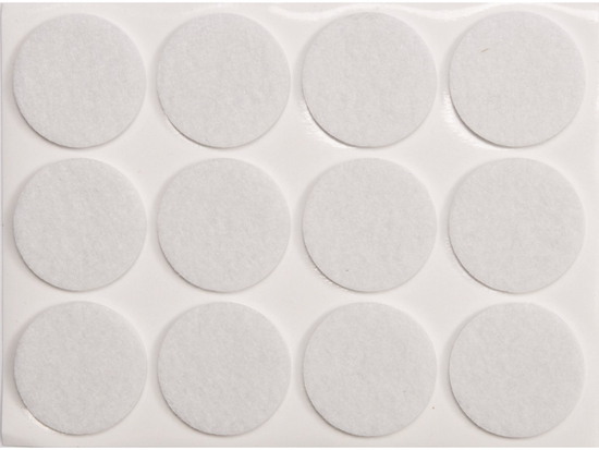 ALMOHADILLAS DE FIELTRO 28 MM BLANCO