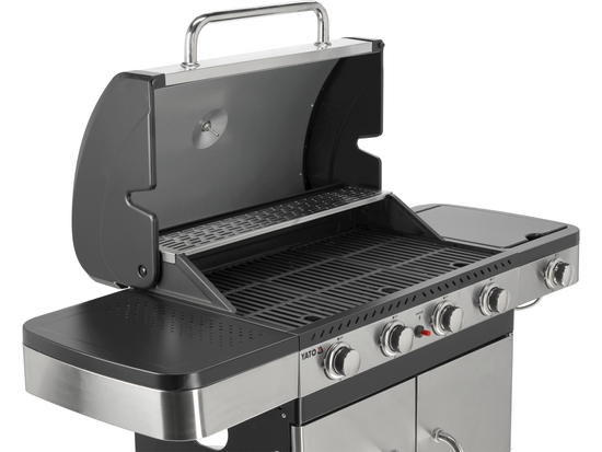 GRIL À GAZ ZUSHI 4+1, ACIER INOXYDABLE 14,2KW