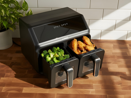 FRIGGITRICE 2200W 4L+4L NERA