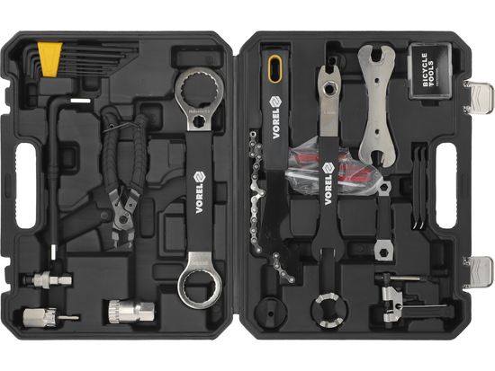 CONJUNTO DE FERRAMENTAS PARA BICICLETA COM 30 PEÇAS