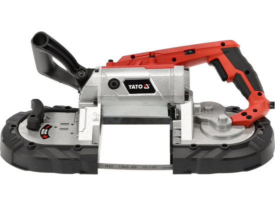 MACHINE DE COUPE-BANDE AVEC BASE (AMOVIBLE) 1100W PORTÉE DE COUPE 127MM X 127MM