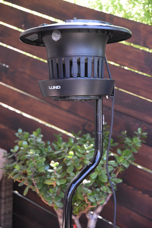 INSEKTICÍDNÍ LAMPA S VENTILÁTOREM, UV-A 8W, IPX4, STOJAN