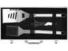 BBQ SET IN METAL BOX, 7PCS, STAINLESS STEEL