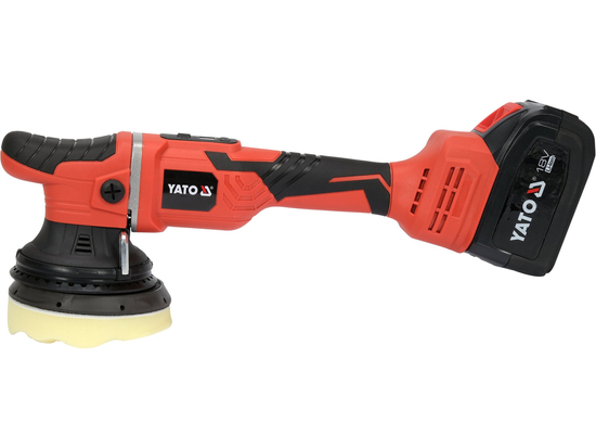 18V ORBITAL POLISER 125MM 4,0AH AKKUMULÁTORVAL ÉS TÖLTŐVEL (KÉSZLET)