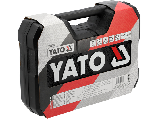 TROUSSE À OUTILS 1/4"; 1/2" 41 PIÈCES