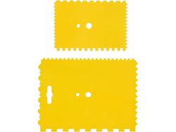 ESPÁTULAS COLA PLÁSTICA, 2 PEÇAS, 178X132MM E 133X91MM.