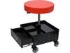 ADJUSTABLE SHOP ROLLER SEAT STOOL WITH 3 DRAWERS