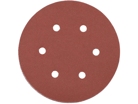 VELCRO ABRAZYVINIS DISKAS, 6 KIRUŠĖS, P220 150 MM / 50 VNT.