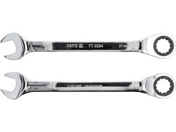 CLE MIXTE A CLIQUET 27 MM